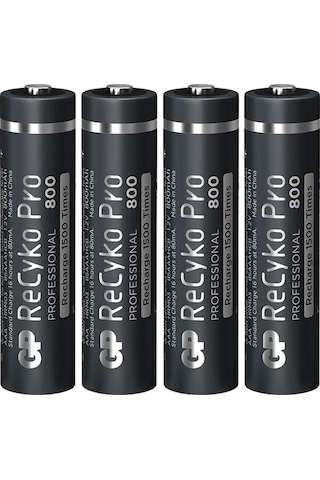 Gp Recyko Pro GP85AAAHCB-2EB4 İnce Aaa 800 Mah Şarjlı 4Lü Pil