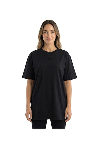 Musclecloth Training Kadın Oversize T-shirt Siyah