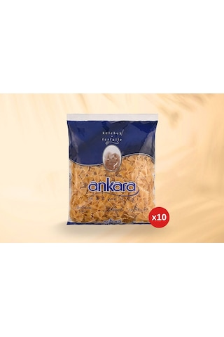 Nuh'un Ankara Kelebek Makarna 500 Gr X 10 Paket