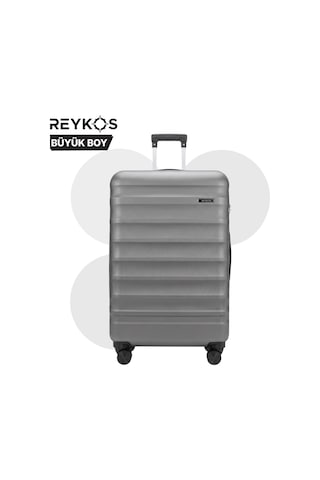 Reykos Rey-way Gri Büyük Boy Valiz