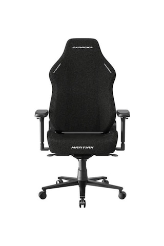 Dxracer Martıan Serisi Kumaş Oyun Koltuğu, 4d Kolçaklar, 4d Entegre Bel Desteği, 90 135 Sırt Yatma Deste Siyah