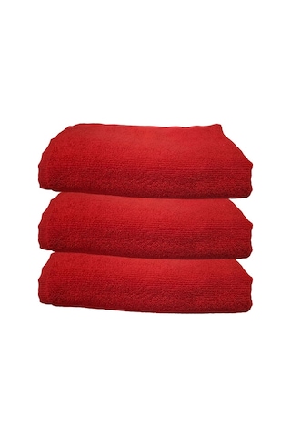 3'lü Paket Boya Tutmayan Mikrofiber El Yüz Spor Kuaför Havlusu 50 (535750703)
