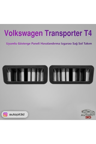 Volkswagen Transporter T4 Uyumlu Gösterge Paneli Havalandırma Izgarası Sağ Sol Takım