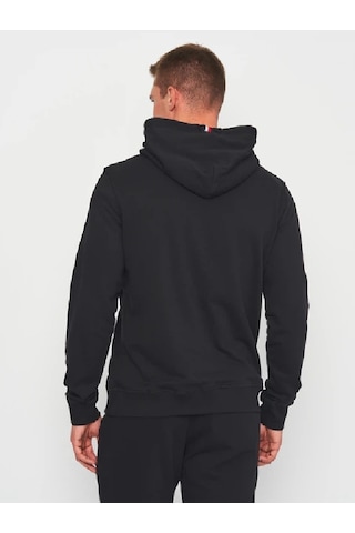 Tommy Hilfiger Erkek Kapşonlu Sweatshirt Siyah