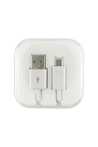 Nettech VR-18365 Powerline Seri Micro Data Kablo 100 CM Beyaz