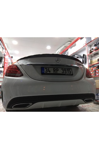 C180 W205 Kasa Piano Black Boyalı Abs Plastik Spoiler