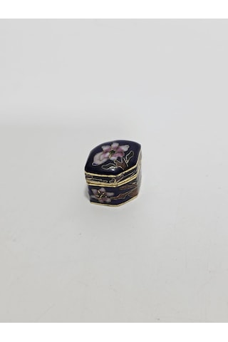 Antika Cloisonne Minyatür Kutu 3x2,1cm 108
