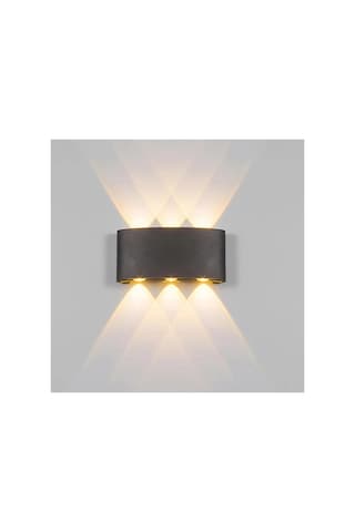 Cata Ct-8011 Haiti 10w Amber Işıklı Led Aplik - Bahçeniz İçin İdeal Aydınlatma Çözümü Siyah