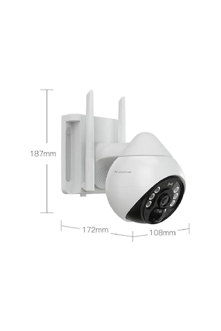 Vstarcam Bg69-tz Solar Panelli 4g Sim Kartlı Ptz Kamera