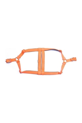 Doggie Konfor Dokuma Ronin Köpek Göğüs Tasması Xxxlarge Turuncu 3x75-85 Cm Çok Renkli