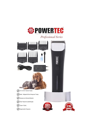 Powertec TR-9100 Kedi & Köpek Tıraş Makinesi