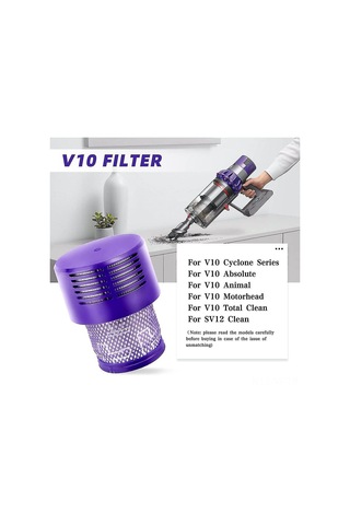 Yifomall V10/sv12 Serisi Uyumlu Yıkama Yapılabilir Hepa Filtresi - 0.3 Mikron Toz Tutma, Sürekli Emme Gücü Sağlar 3 Adet + Temizleme Fırçası