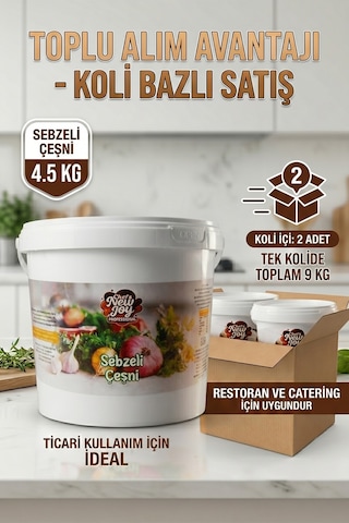 Sebzeli Çeşni 4500 G X 2 Adet - 1 Koli Koli Bazlı Avantaj Paketi