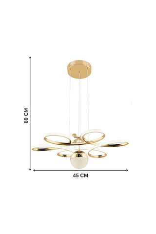 Yonca Modern Gold Avize Yatak Odası - Hol - Salon