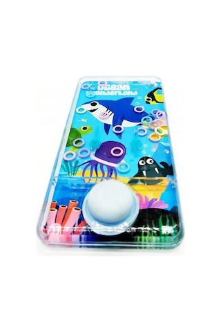 Blue Water Ring Game Water Ring Okyanus Dünyası Sulu Halka Oyunu Transparent Ocean World For Kids