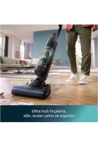 Philips 7000 Serisi Aquatrio XW7263/11 Islak Kuru Şarjlı Dikey Süpürge (Outlet)