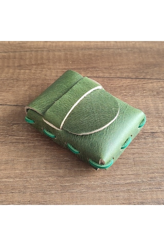 Sumerian Leather Craft  Deri Sigara Kılıfı Yeşil