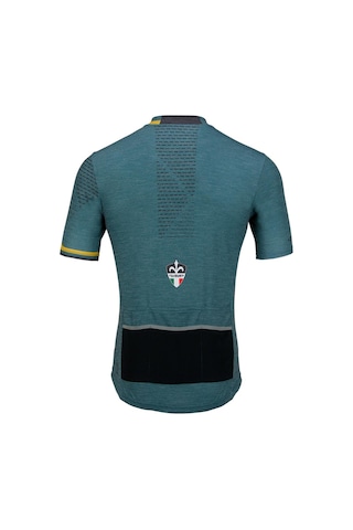 Wilier Triestina Maglia Gravel Brave Bisiklet Forması - Yeşil - S Siyah