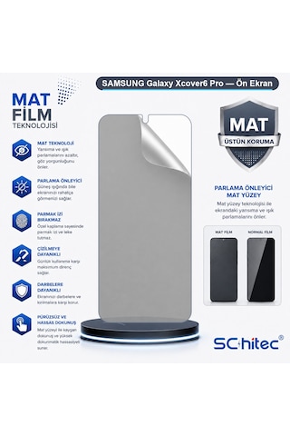 Samsung Galaxy Xcover6 Pro Uyumlu Ön Yüzey Mat Hidrojel Ekran Koruyucu 85236231