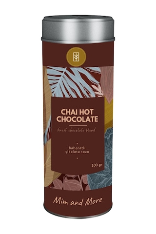 Mim And More Chai Hot Chocolate Baharatlı Çikolata Tozu 100 G
