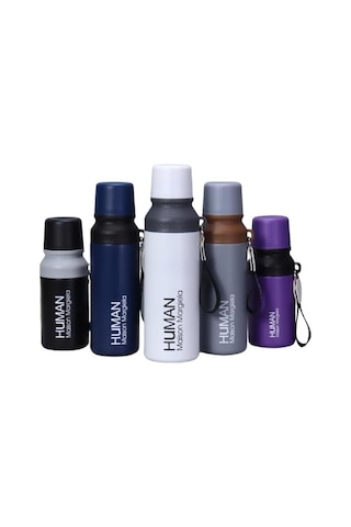 Çelik İçli Termos 750 Ml Gri Skm002 Çok Renkli