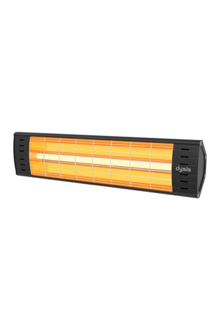 Dysis DH-7452 Art Plus Karbon Serisi IP65 Suya-Toza Dayanıklı 2300 W Siyah İç/Dış Mekan Isıtıcı