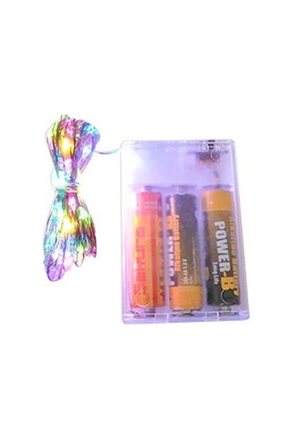 10 Metre Pilli Peri Led Işık - Çok Renkli Rgb Yılbaşı Ağacı Ve Dekorasyon Işığı Diğer 10 Metre Pilli Peri Led Işık - Çok Renkli Rgb Yılbaşı Ağacı Ve Dekorasyon Işığı Diğer