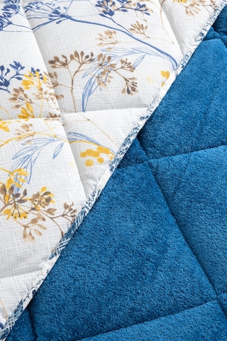 Nordelle Çift Kişilik Wellsoft Yorgan Uyku Seti Sarı Lacivert