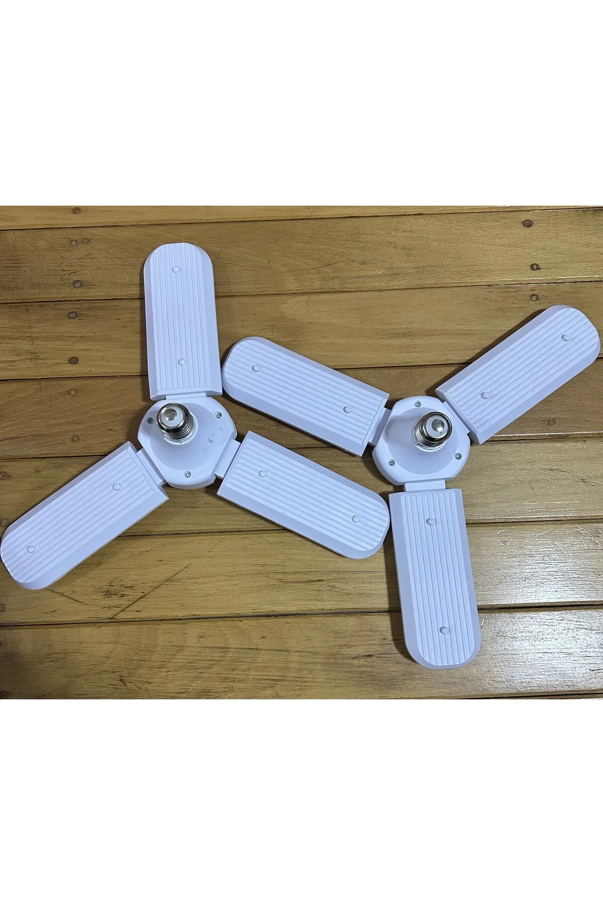 2 Adet Üç Kanat Katlanır 40w Led Ampul 2 Adet