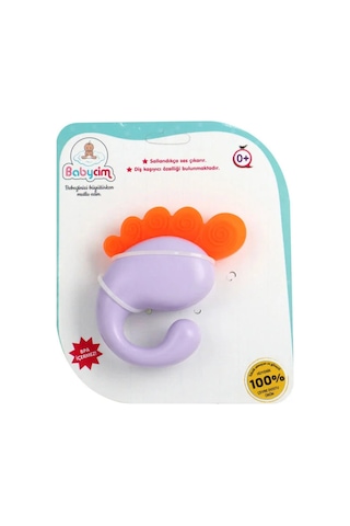 Diş Kaşıyıcı Çıngırak - Bpa İçermez Mor Diş Kaşıyıcı Çıngırak - Bpa İçermez Mor