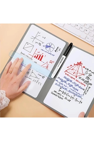 Xuweiwei Siyah Renkli Taşınabilir Yazı Silinebilir Beyaz Tahta - Ofis Ve Okul İçin Pratik