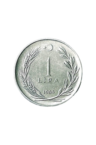 1964 Yılı Madeni 1 Lira