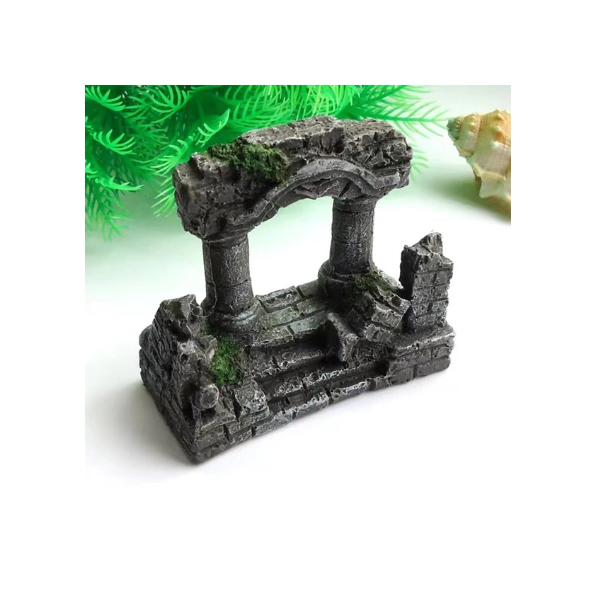 Willowhaven Antik Roma Sütunu Akvaryum Dekoru - Akvaryumunuza Tarihi Bir Dokunuş