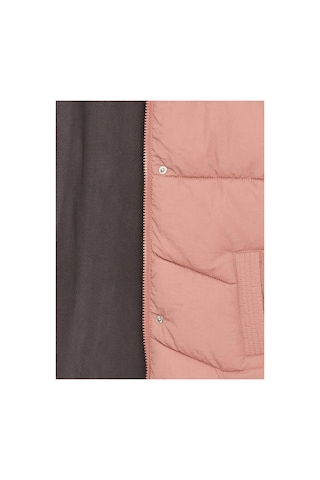 LC Waikiki Lcw Kids Pembe Kapüşonlu Kız Çocuk Kaban Dusty Rose