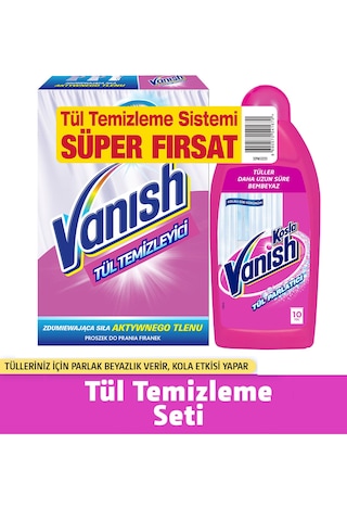 Vanish Tül Toz Deterjan 400 G + Tül Parlatıcı 450 ML