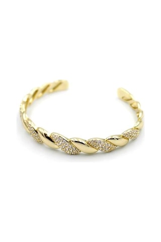 Burgu Bilezik - Altın Çok Renkli