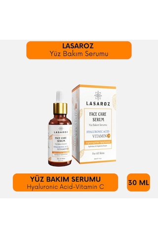 Lasaroz Yüz Bakım Serumu Hyaluronic Acid Vitamin C 30 ML