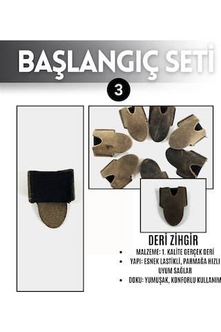 Geleneksel Okçuluk Başlangıç Seti - Elif Yay + 7 Ok + Zihgir + Tirkeş