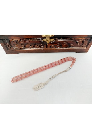 Trabzon Bakır Kazaz Püsküllü Kanayan Bağa Tesbih Ölçü: 6,5 X 12