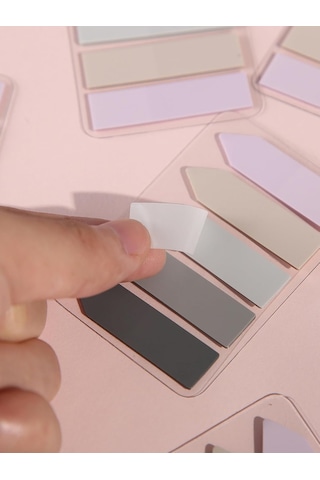 Sticky Notes Şeffaf Renkli Yapışkan Not Kağıtları Film İndeks Renk 1