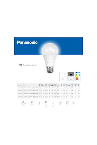 Panasonic 14 Watt Led Ampul E27 Duy 1500 Lümen Beyaz Işık