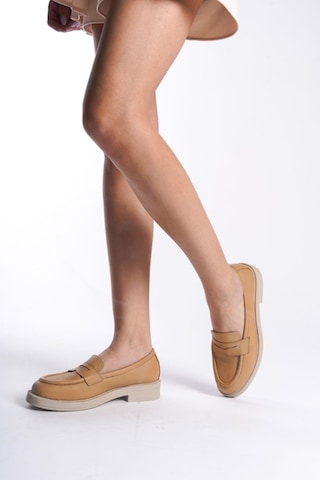 Mubiano Hakiki Deri Collection Kadın Babet Nude -mcsdd024-n Nude