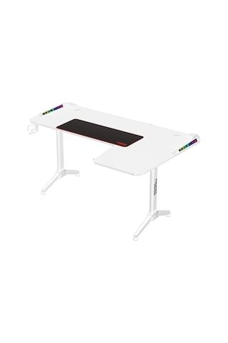 Twısted Minds Warrıor Tm-y-rw-rgb L Design Oyuncu Masası -Beyaz