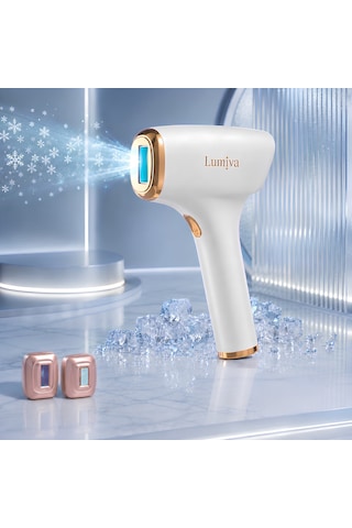 Lumiva Lv002 Buz Soğutmalı Ipl Lazer Epilasyon Cihazı - 9 Seviye 3 Mod 2 Başlık Cilt Gençleştirme Ve Akne Azaltma Modu