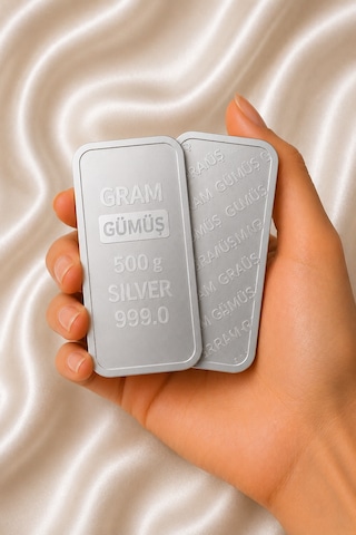 500 Gram Külçe Gümüş Yatırımlık Gümüş