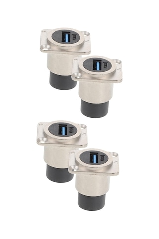 4 Pcs Usb Panel Soketi Usb Kuplör Veri Aktarımı İçin Usb Konektörü C Usb Kablosu