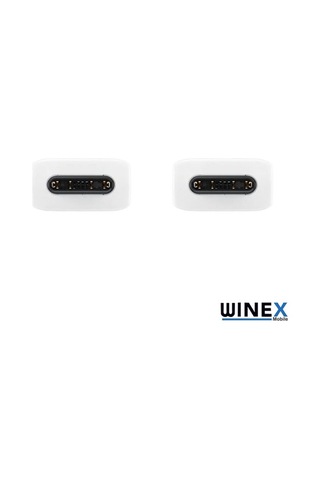 Winex Dg-977 Type-C To Type-C Data Ve Şarj Kablosu Beyaz