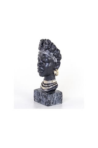 Euro Flora Afrikalı Kadın Büst 13X9X30 Cm