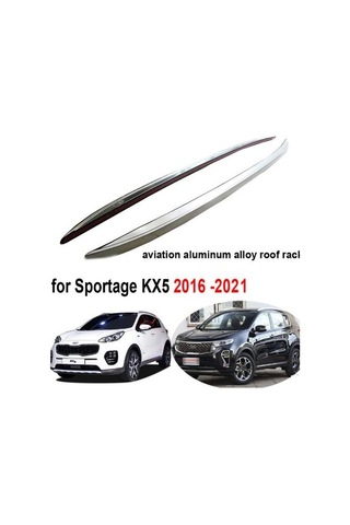 Kia Sportage Tavan Çıtası 2015-2021 Arası Silver Gümüş Gri