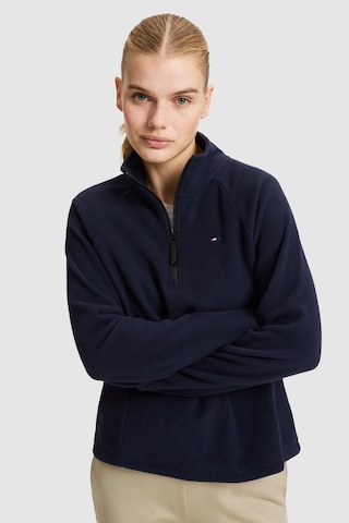 U.S. Polo Assn. Kadın Lacivert Yarım Fermuarlı Sweatshirt 50329013-vr033